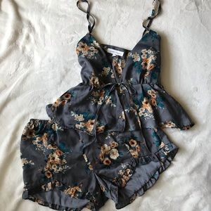 Honey Punch 2 Piece Floral Set